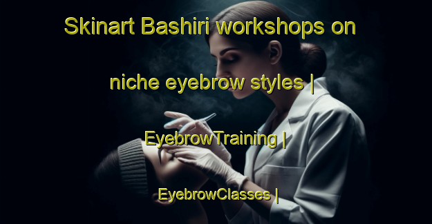 Skinart Bashiri workshops on niche eyebrow styles | EyebrowTraining | EyebrowClasses | SkinartTraining-Pakistan